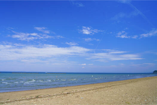 画像：二見浦海水浴場